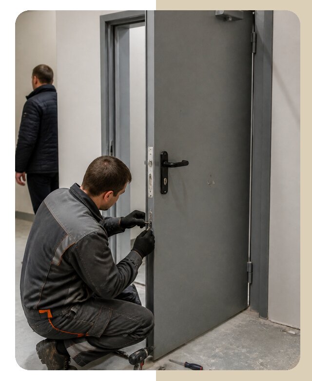 Ремонт противопожарной двери в Старом Осколе по цене 6576 р. | ДвериЛегко-Срк