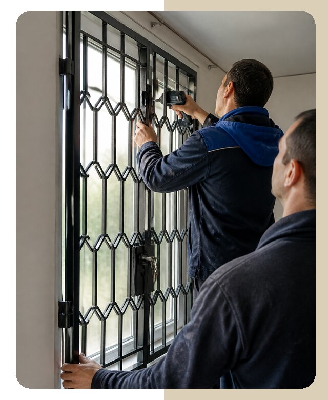 Установка распашных решеток в Старом Осколе цена от 6576 р. | ДвериЛегко-Срк