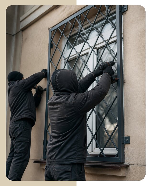 Установка антивандальных решеток на окна в Старом Осколе